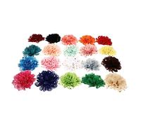 20Pcs Decorative Collar Assorted Chiffon Accessories to Enhance Your Dog Cat Look Easy to Install for Pets Bright and Adorable Designs
