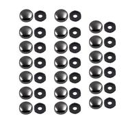 20Pcs Decorative Nails Glass Fixing Screws Washers Screw Covers Glass Fixing Screws Caps Covers Fastener Enduring Decorative Nails Screw
