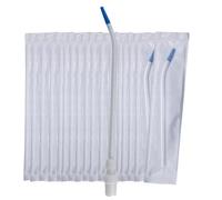 20PCs Dental Grade Non-Sterile Plastic Aspirator Tips with Adapter Dental Aspirator Suction Tips