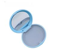 20Pcs Dental Retainer Box Braces Orthodontic Case Magnetic Closing Aligner Storage False Teeth Container Protective(Blue Mirror)