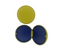 20Pcs Dental Retainer Box Braces Orthodontic Case Magnetic Closing Aligner Storage False Teeth Container Protective(Yellow no Mirror)