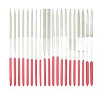 20Pcs Diamond Needle File Set, 3x140mm Miniature and Model Files Mini Needle Jewelry File Set Small Metal File Set Hand Tools Precision Modelling Files for Jewelers Metal Plastic Glass Wood Carving