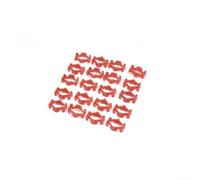 20PCS Diesel Fuel Tube Line Quick Connect Joint Clips, Plastic Construction for Secure Fit and Leak Prevention, for Various Automotive Diesel Pipe Fittings, for Repair and Maintenance, Red Color(9.49)