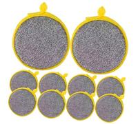 20pcs Dishwashing Sponge Non-scratch Scrub Sponge Toilet Dishwasher Sponge Cellulose Sponge Sponges for Dishes Round Cleaning Cloth Do The Washing up Wash Cloths Pan Nylon Fiber