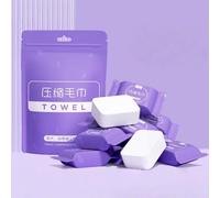 20pcs Disposable Compressed Towels for Travel Individually Packaged Disposable Face Towel for Camping Hiking, Portable Coin Tissues for Home Beauty and Outdoors(9.4 x 11.8 inches）