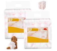 20PCS Disposable Dog Diapers Female Super Absorbent Adjustable Female Dog Diapers for Incontinence, Training, and Travel Doggie for Dogs Diaper Period