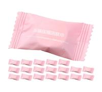 20pcs Disposable Face Towel for Travel, Compressed Nonwoven Cloth | Pink Pack, Portable Compressible Design, High Absorbency for Business Trips and Journeys