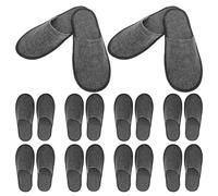 20Pcs Disposable Hotel Slippers Non-slip Spa Footwear for Home Travel Salon Lightweight Portable Design Unisex Indoor Footwear for Guests and Vacation
