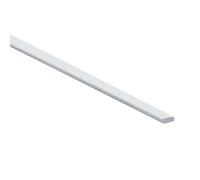 20pcs DIY Model Round Solid Bars, Rectangular H-shaped Plastic Bar, 250mm Sand Table Modeling Material Half Round Rod(4x2mm)