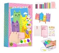 20Pcs DIY Rainbow Scratch Art,2025 Upgraded Multi-Color Scratch Drawing Paper,DIY Rainbow Scratch Art for Kids,for Arts Crafts Drawing (1 Set)