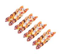 20pcs Dog Bow Hair Accessories Keep Hair out Eyes Autumn | Ribbon and Elastic Build, Festive Patterns with Assorted Colours, for Grooming Appointments, Parties and Small Random Style