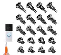 20Pcs Doorbell Screws for Ring Doorbell Screws Replacement, Video Doorbell Replacement Screws, Security Screws Compatible with Video Doorbell, Video Doorbell 2/3/4/Pro 2, Battery Doorbell Plus CTYUKHS