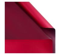 20pcs Double Color Presents Fresh Flower Packaging Paper Wedding Birthday Mother's Day Valentine's Florist Packing Decor(Dark Red Sub Red)