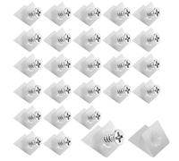 20pcs Drawer Repair Kit, Drawer Supports Drawer Bottom Sagging Repair Fix Mending Wedges, Drawer Repair Kit with Screws, Plastic Corner Brace Angle Code Bracket Fastener with Screws for Furniture