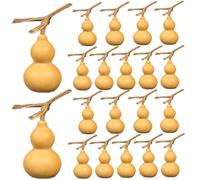 20Pcs Dried Gourds 1.57-2.36 Inch Gourd Bottle Natural Dry Bottle Gourd Mini Cute Gourds Dried for Crafts and Decorations