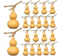 20Pcs Dried Gourds 1.57-2.36 Inch Gourd Bottle Natural Dry Bottle Gourd Mini Cute Gourds Dried for Crafts and Decorations..
