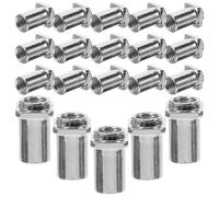 20pcs Drum Swivel Nut Iron Silver Replacement Parts for Floor Drums | Delicate Shape, Practical Function, Increase Friction, Great Craftsmanship, Fashionable Look, Unique Style