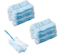 20PCS Dust Magnet Refills with Handle for Flash，Duster compatible with Pledge Flash，Disposable Electrostatic Duster for Cleaning，Lock Away Dust, Dirt and Hair for Home&Office&Blinds&Keyboard
