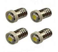 20PCS, E10 Screw Base LED Bulb 3V 6V 12V 24V，Mini White Color Light | 0.2W, DC 3V-24V for Flashlight Bulbs Replacement(Blue,4.5V)
