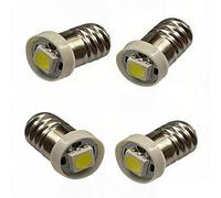 20PCS, E10 Screw Base LED Bulb 3V 6V 12V 24V，Mini White Color Light | 0.2W, DC 3V-24V for Flashlight Bulbs Replacement(Blue,3V)