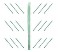 20pcs Ear Aromatherapy Sticks Portable Zinc Alloy Tapered Kit | Light Green Finish, Calming Itch Relief Use, Outdoors Friendly, People with Poor Sleep