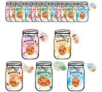 20Pcs Easter Candy Card Gift Set,Happy-Easter Exchange Greeting Card Craft Bulk Stuffers Party Favors Easter Basket For