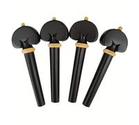 20pcs Ebony Violin Tuning Pegs Knobs 4/4 Size Violin Parts Accessories (Color : Ebony pegs A)