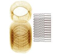 20pcs Elastic Hair Net And 40Pcs U Pins Set Breathable Hair Styling Accessories For Dance Work And Daily Life