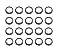 20pcs Elastic Winding Check Dress Rings Vital for Custom Fishing Rod Building and Enhancement (11mm)