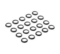 20pcs Elastic Winding Check Dress Rings Vital for Custom Fishing Rod Building and Enhancement (19mm)