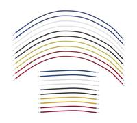 20PCS Electric Guitar Wire 8.8cm/18.8cm Guitar Wire Cable for Electric Bass Red/Black/Blue/Yellow/White Guitar Circuit Hookup Wire Cable For friends