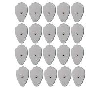 20pcs Electrode Pad, Reusable Self-Adhesive Replacement Massage Pads, for TENS/EMS Electronic Pulse Therapy Machine Massager Muscle Massager (Snap on)