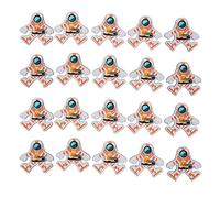 20PCS Embroidery Patch Shape DIY Sewing Patches for Clothes Handbags Decoration - Wear Polyester, Easy Iron - On and Sew, Unique Kids Craft Accessory