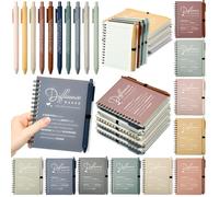 20PCS Employee Appreciation Gifts Bulk Leaving Gifts Motivational Spiral Notebooks Difference Maker Ballpoint Pens Thank You Gifts for Colleagues Staff Nurses Social Workers Team Building
