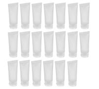 20PCS Emply Refillable Plastic Cosmetic Sott Tube Vial Bottles with Flip Cover Makeup Travel Sample Packing Storage Holder Container for Toothpaste Shampoo Facial Cleanser Body Lotion (20ml/0.7oz)