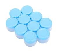 20pcs Empty Cream Bottle Jar Refillable DIY Skin Moisturizing Gel Container (15g/pc Blue Cap)