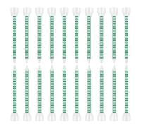 20Pcs Epoxy Mixing Nozzles Tips 6.3×0.98×0.43 Inch Epoxy Mixings Nozzle Adhesive Static Mixing Nozzle Tip Plastic Square Adhesive Cartridge Tip for AB Two Component Cartridge (Green)