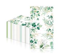 20Pcs Eucalyptus Paper Napkins, Eucalyptus Party Serviette,Cocktail Dinner Napkins,Green Paper Serviettes Tableware for Birthday Party, Wedding,Christmas Decor,Baby Showers