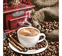 20pcs Exclusive Napkins for Decoupage Event Party Aromatic Coffee