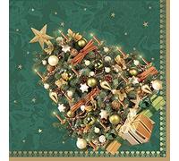 20pcs Exclusive Napkins for Decoupage Event Party Art Craft Classic Xmas Tree SLGW020101