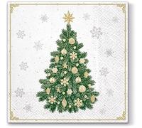 20pcs Exclusive Napkins for Decoupage Event Party Art Craft Frosty Tree SDL011400