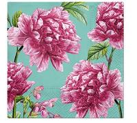20pcs EXCLUSIVE Paper Lunch Napkins for Decoupage Event Party Beautiful Peonies