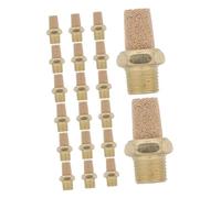 20pcs Exhaust Muffler Noise Silencer Brass Pneumatic 1/8 Npt Threaded