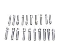 20pcs Extended Wheel Studs Conversion Tall Lug Bolts Screw Adapter Kit 50mm Wheel Hub Nuts (M12x1.25,M12x1.5,M14x1.25,M14x1.5) Automotive Bolts(M14x1.25-M12x1.5)