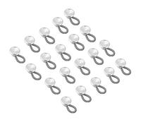 20pcs Extending Buttons, 1.8cm/0.71in Flexible Spring Waist Extending Buttons Collar Expanders for Shirt Collar Jeans