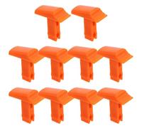 20pcs Extension Ladder Switch Button Lock Buckle for Attic Stepladder | Plastic Universal Design, Orange High Visibility, One Handed Operation, Replacement Ladder Accessories