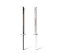 20Pcs Extra Long Metal Pop Exhaust Rivets Aluminium Dome Head Steel Shank Mandrel Super Long Special Blind Rivets 4.8mm Dia 3/16(4.8x40mm)