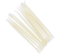 20pcs Eyelash Grafting Pick Stick Plastic Beige Makeup Tool | Eyelash Planting Rod, Easy to Carry, 20 Piece Set, for Makeup Use and Lash Organising