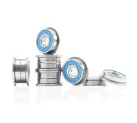 20Pcs F695-2RS Flanged Bearing 5x13x4mm Blue Sealed Precision Bearings for 3D Printer F695RS