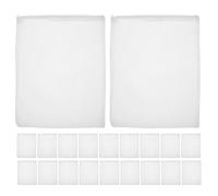 20pcs Fine Mesh Aquarium Filter Bag with Zipper Closure for Bio Media | Polyester Pouch, Reusable for Fish Tanks and Ponds, Quick Status Checks, Keeps Media Contained